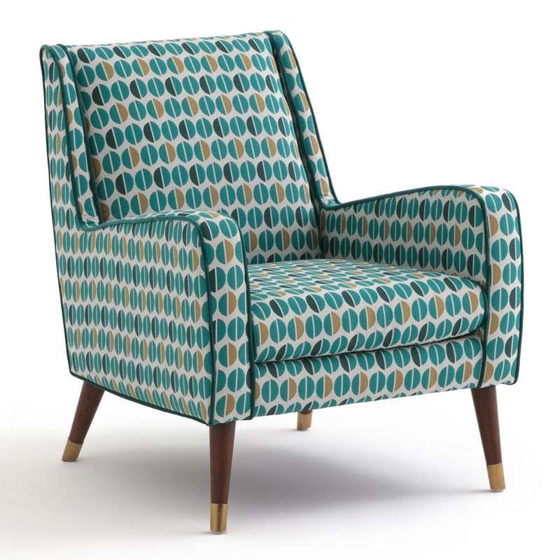 Кресло Contrasting Color синий желтый белый