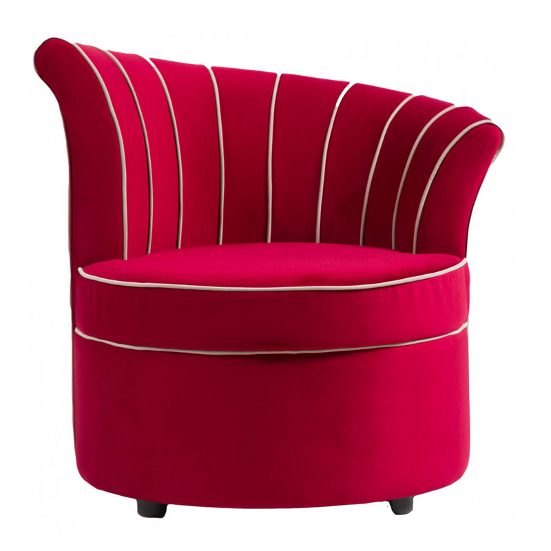 Кресло Curly Backrest Red