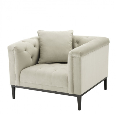 Кресло Eichholtz Chair Cesare Pebble grey