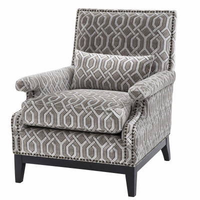 Кресло Eichholtz Chair Goldoni Grey
