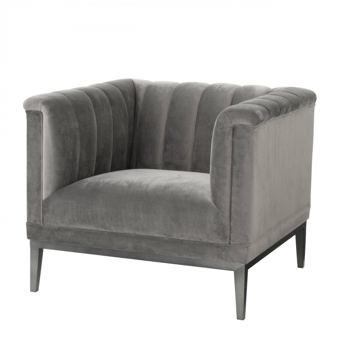 Кресло Eichholtz Chair Raffles Grey