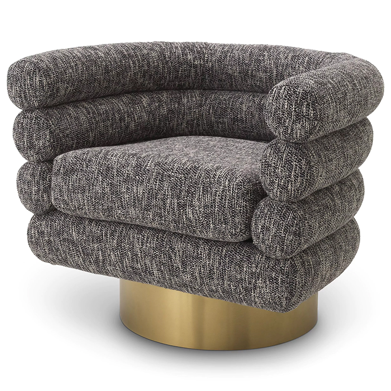 Кресло Eichholtz Swivel Chair Maguire Cambon Black