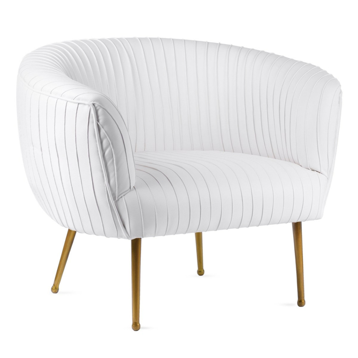 Кресло Kelly Wearstler SOUFFLE CHAIR - RUCHED Milk