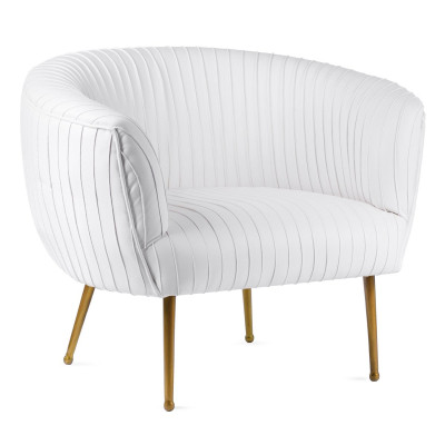 Кресло Kelly Wearstler SOUFFLE CHAIR - RUCHED Milk