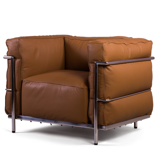 Кресло Le Corbusier LC3 brown