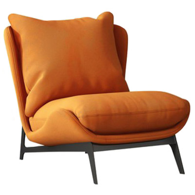 Кресло Maxwell Orange Textile Leather Armchair