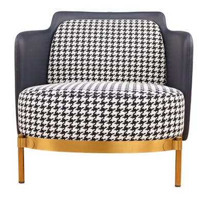 Кресло Pied de poule Gray Armchair