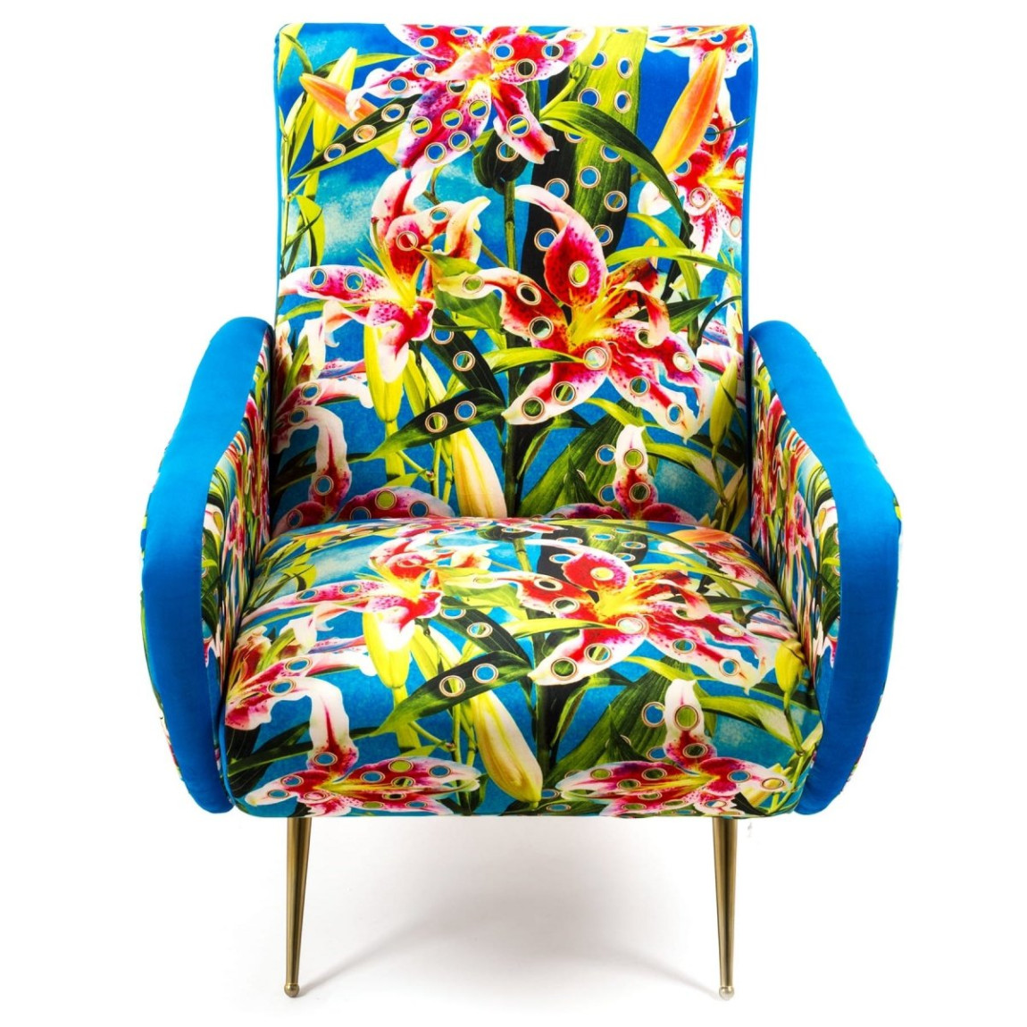 Кресло Seletti Armchair Flowers with holes