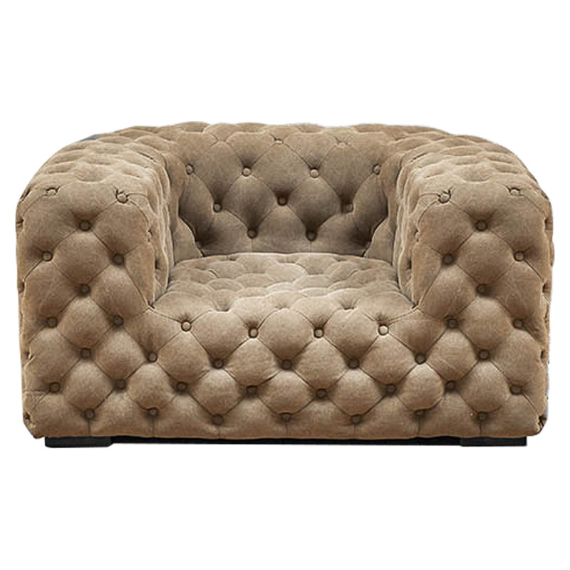 Кресло Soho Tufted Beige Armchair