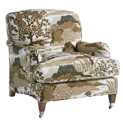Кресло Trumann Club Chair Beige Landscape бежевый пейзах