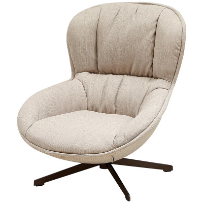 Кресло вращающееся бежевое Kemp Armchair