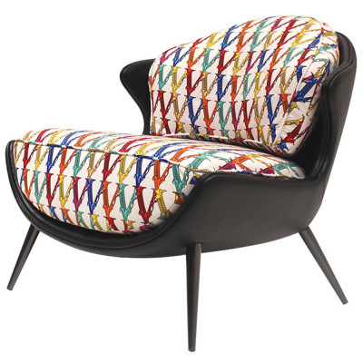 Кресло с цветным принтом Colorful Print Armchair