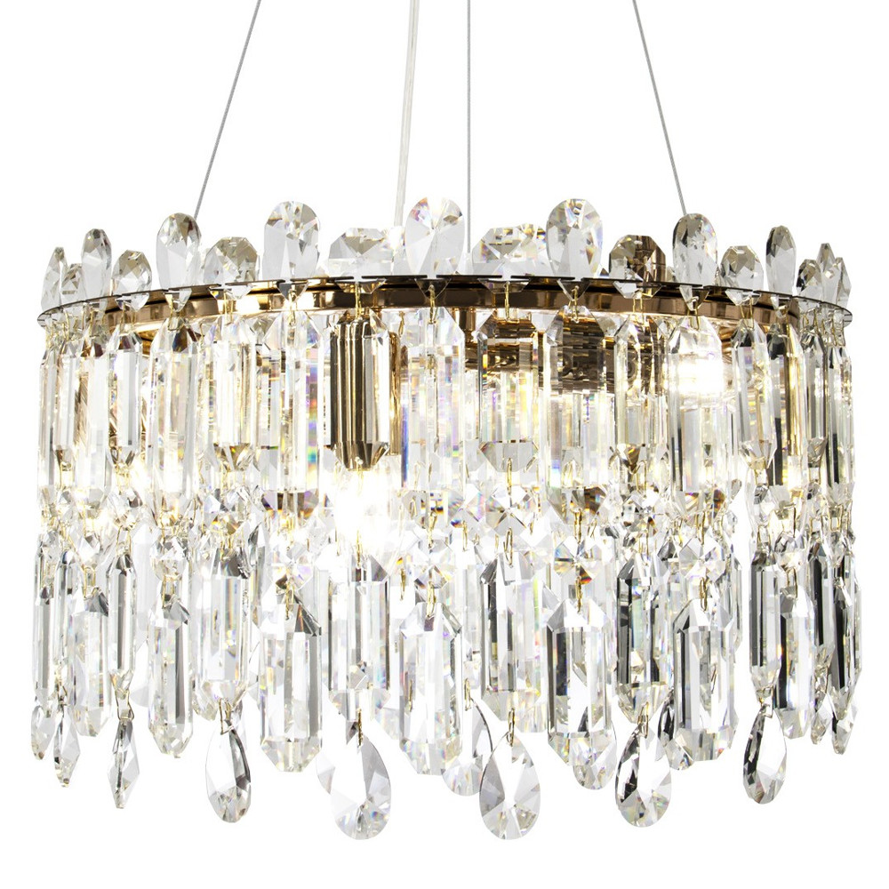 Круглая люстра с хрустальными подвесками Roul Crystal Round Chandelier