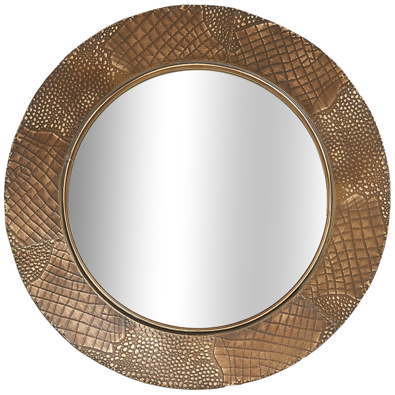 Круглое зеркало Rafferty Round Brass Mirror