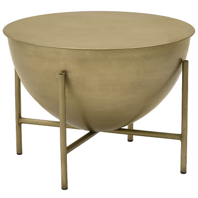 Круглый кофейный стол Big Modern Caldron Metal Coffee Table