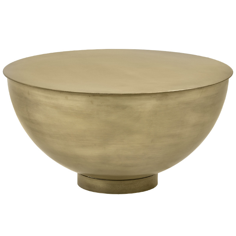 Круглый кофейный стол Modern Metal Caldron Coffee Table