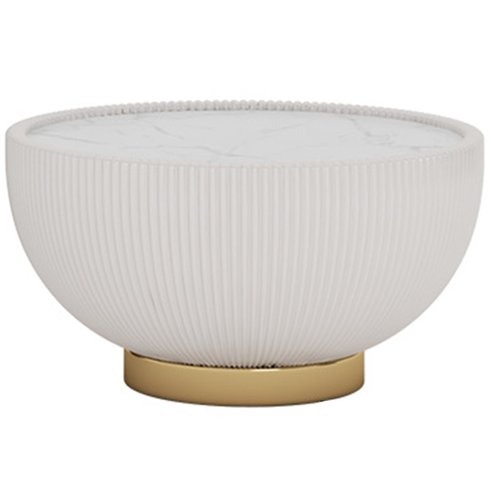 Круглый кофейный стол Ruelly White Coffee Table