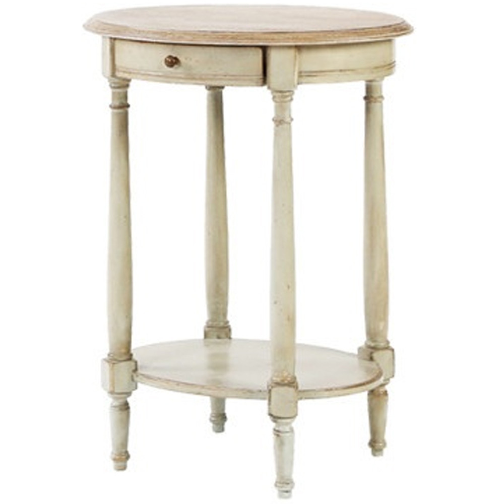 Круглый кофейный стол с ящиком Emilien Montmartre Provence Coffee Table