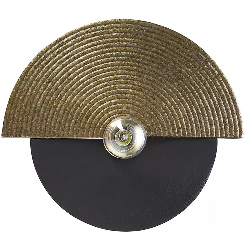 Круглый настенный фактурный светильник Textured Disc