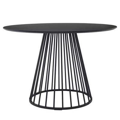 Круглый обеденный стол с основанием в виде конуса Dining table in Loft Style
