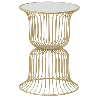 Круглый приставной стол Anthony Gold Side Table