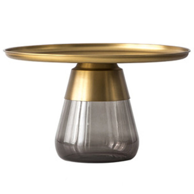 Круглый приставной стол Classico Round Grey Side Table