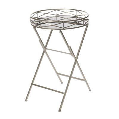 Круглый приставной стол Splendor Silver