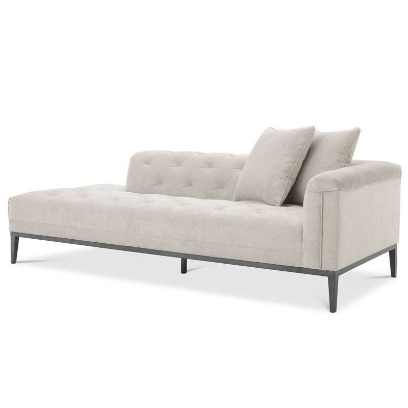 Кушетка Eichholtz Lounge Sofa Cesare Right Pebble grey