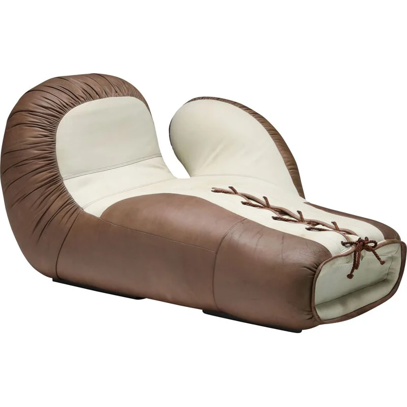Кушетка Дизайнерская в форме Боксерской Перчатки Vintage De Sede boxing glove sectional sofa II