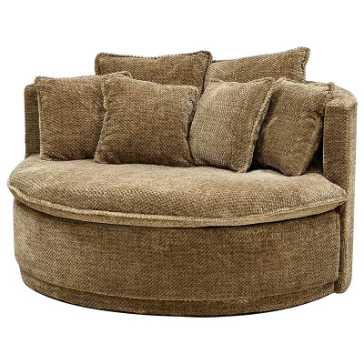Кушетка круглая Endeavor Chair Коричневая