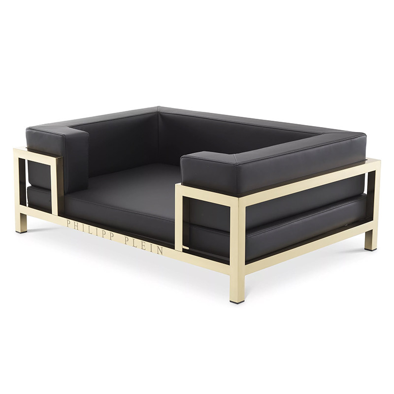 Лежанка для домашних животных Philipp Plein Dogbed High Conic XL Gold