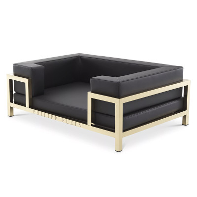 Лежанка для домашних животных Philipp Plein Dogbed High Conic XL Gold
