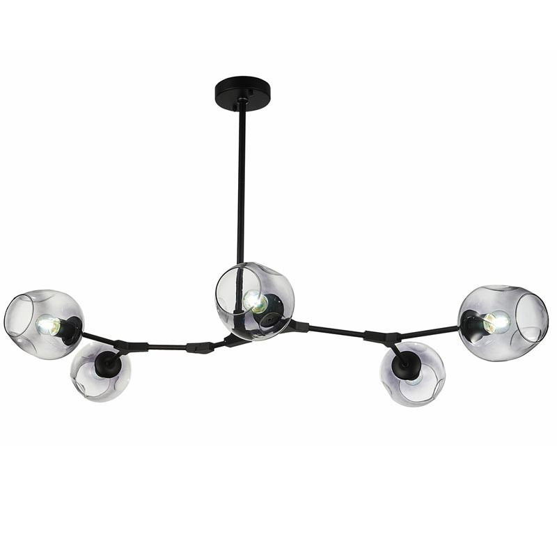 Люстра Branching Bubble Chandelier 5 black
