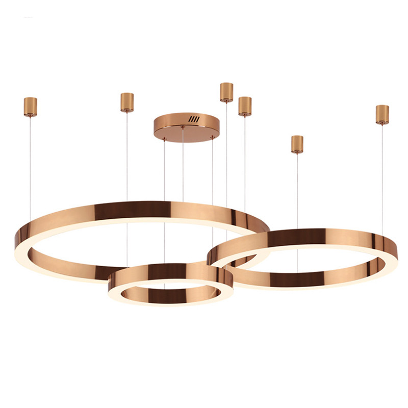 Люстра 3 Bronze Ring Horizontal