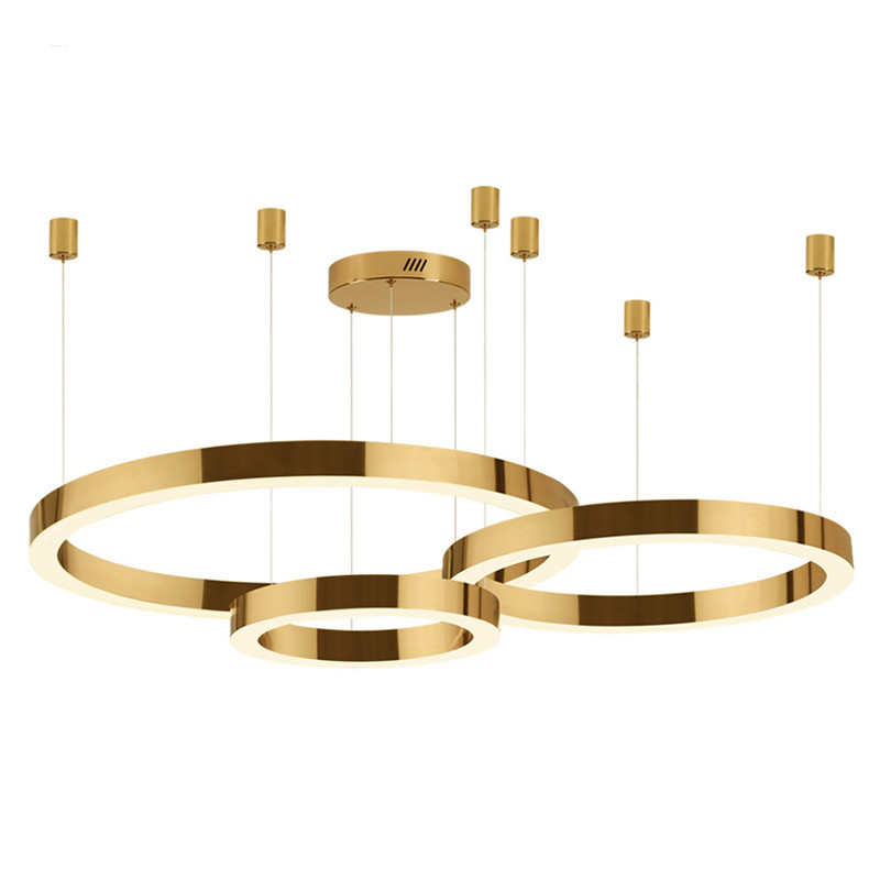 Люстра 3 Gold Ring Horizontal
