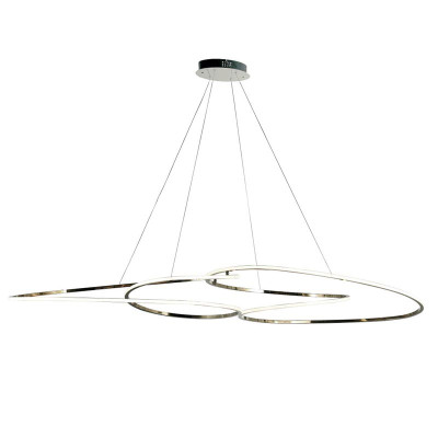 Люстра Adenor Ring Horizontal Chrome Chandelier