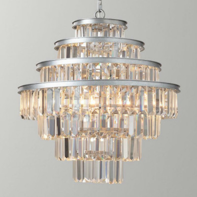 Люстра Alaine Crystal Large Pendant Silver