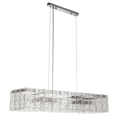 Люстра Alvaro Crystal Rectangular Chandelier