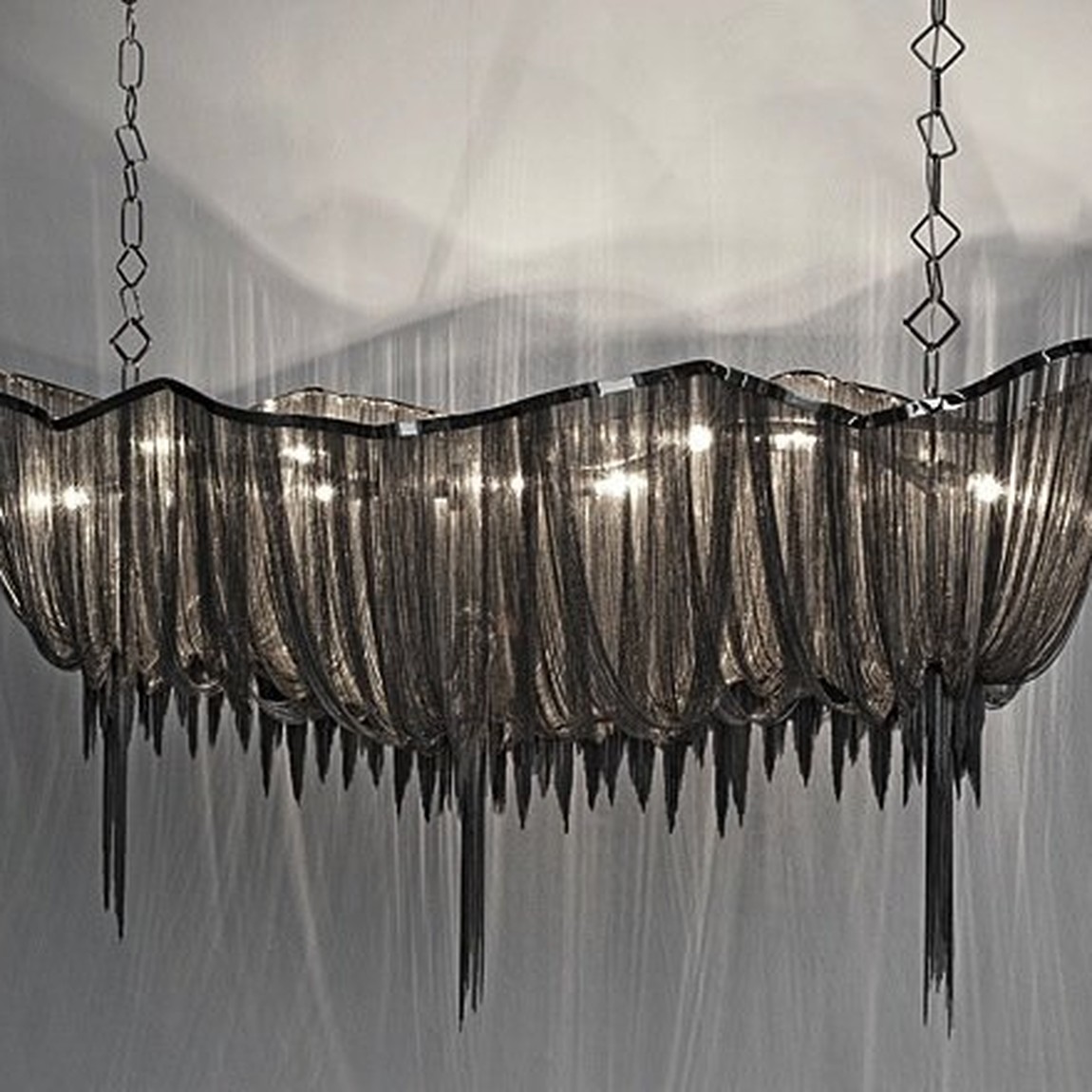 Люстра Atlantis Aluminium Chain Chandelier