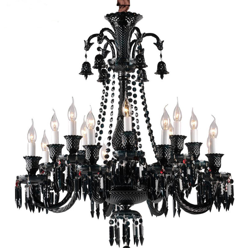 Люстра BACCARAT Zenith Midnight Chandelier 18