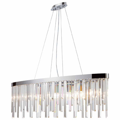 Люстра Bennett Oval Chandelier chrome
