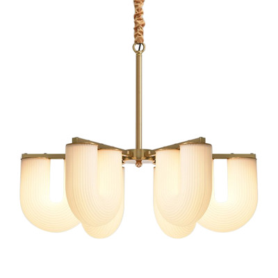Люстра Berthe Arch Chandelier 6 плафонов