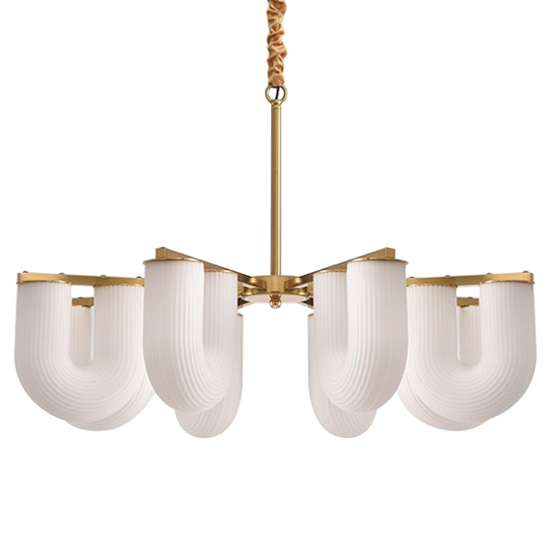 Люстра Berthe Arch Chandelier 8 плафонов