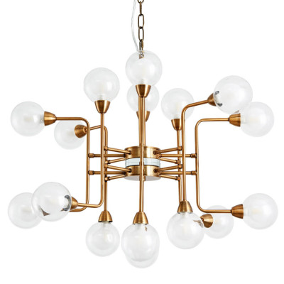 Люстра Bistro Globe Milk Chandelier 16