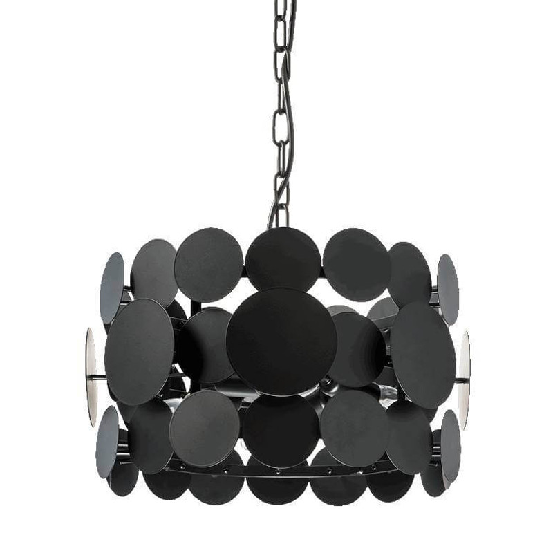 Люстра Black Matte Disk D35