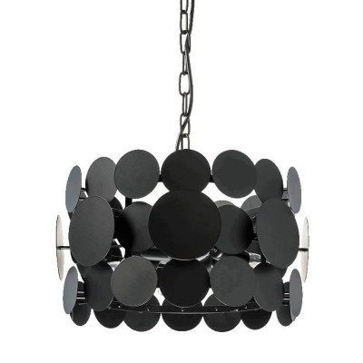 Люстра Black Matte Disk D35