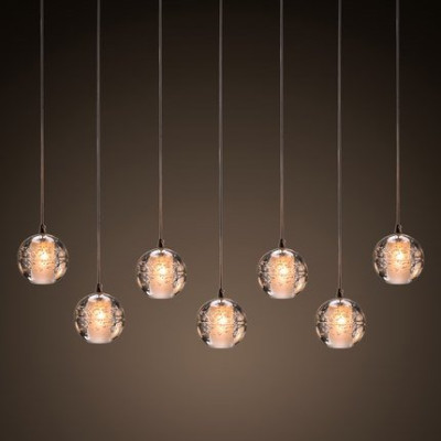 Люстра Bocci 14.7 Led Crystal Glass на прямоугольной планке