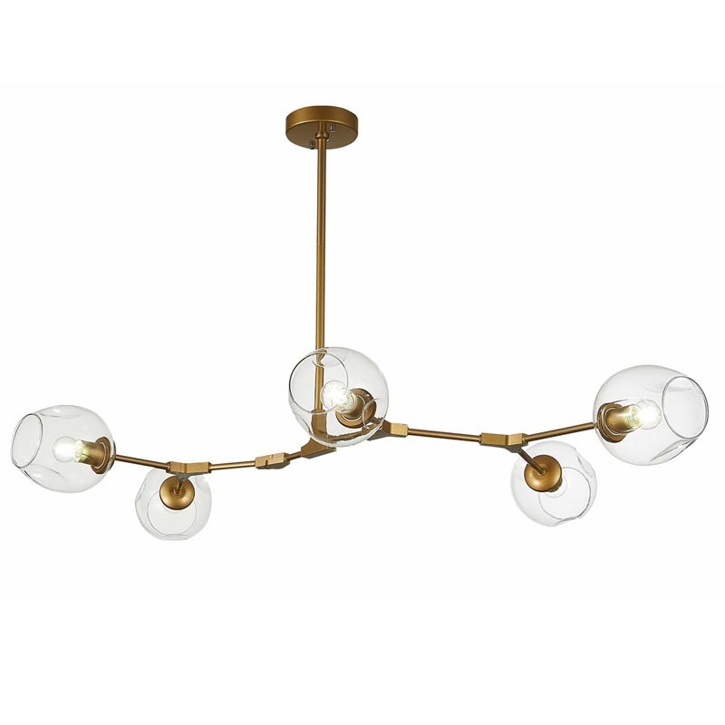 Люстра Branching Bubble Chandelier 5 gold