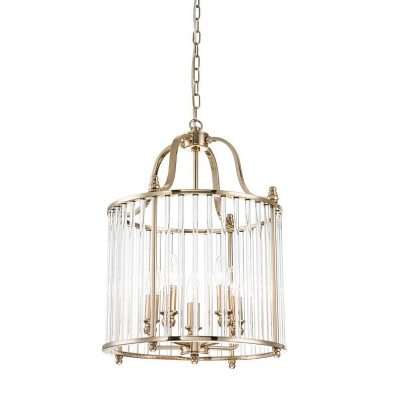 Люстра Brass Magnusen с Прозрачным плафоном