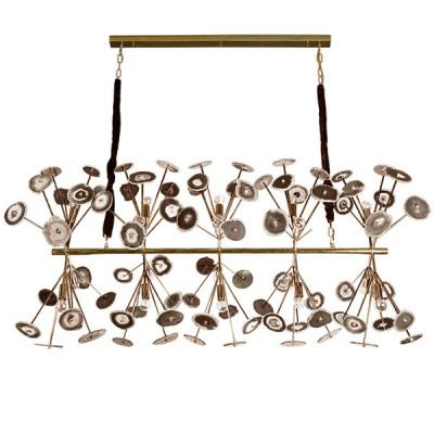 Люстра Burst Chandelier Natural Agate Line